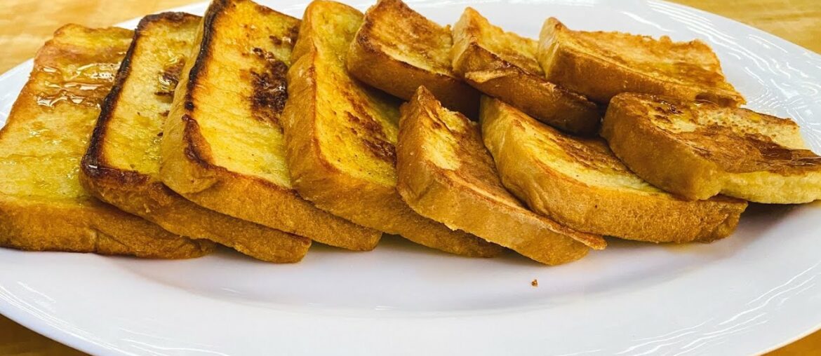 French Toast Quick & Easy Recipe [No Oven]