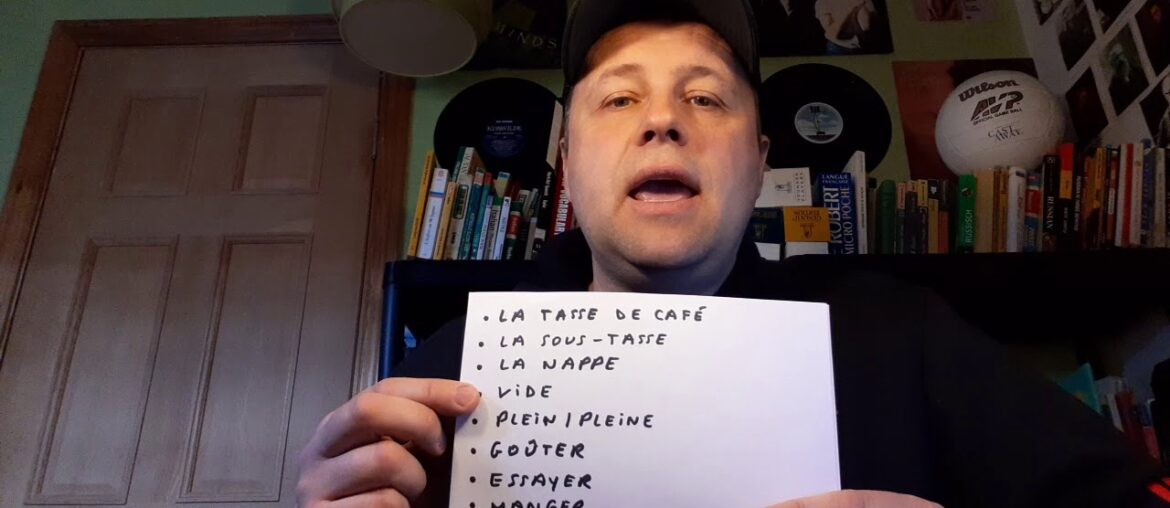 Restaurant vocabulary in French