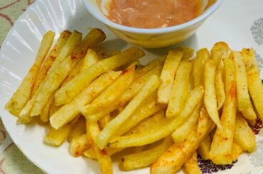 Crispy French Fries- Homemade crispy fries recipe in Hindi 🍟🍽🥔