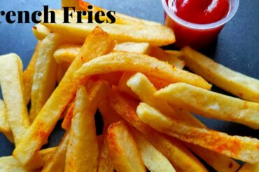crispy french fries recipe |  how to make french fries at home | restaurant style french fries