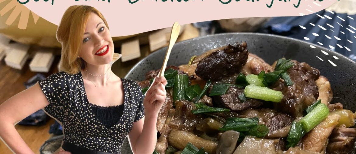 French Style Beef and Chicken Bourguignon