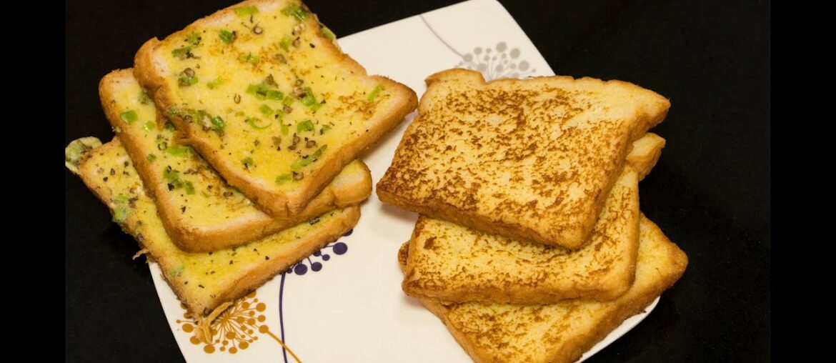 Sweet French Toast and Spicy French Toasts with Leftover bread | 4K English Recipe CountNCook