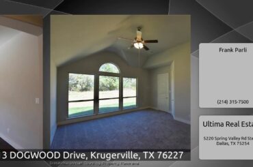 113 DOGWOOD Drive, Krugerville, TX 76227