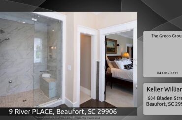 9 River PLACE, Beaufort, SC 29906