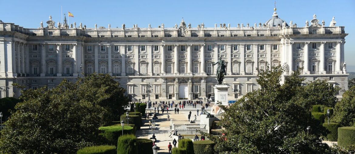 Royal Palace Outside And Inside Madrid Spain Royal Palace Outside And Inside Madrid Spain