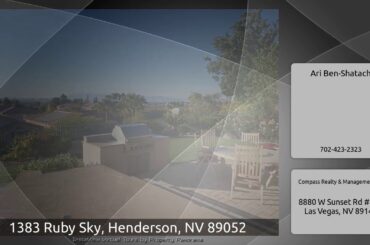 1383 Ruby Sky, Henderson, NV 89052