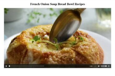 French Onion Soup Bread Bowl Recipes
