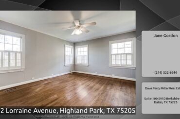 4512 Lorraine Avenue, Highland Park, TX 75205