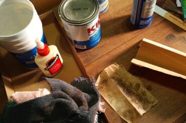 coronavirus table refinishing project part 2