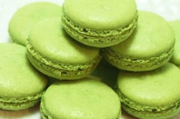 Matcha Tea French Macarond Detailed Recipe... Step by step Instruction
