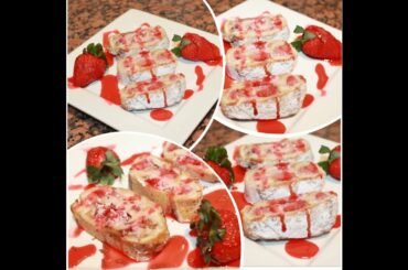 Strawberry Cheese French Toast Roll Recipe | French Toast Roll Recipe