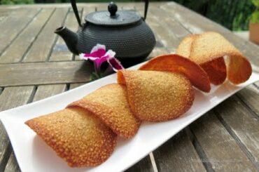 Easy French Recipes - Almond / Sesame Tuiles