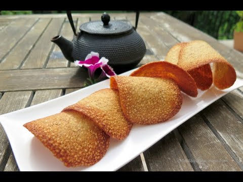 Easy French Recipes – Almond / Sesame Tuiles Easy French Recipes - Almond / Sesame Tuiles