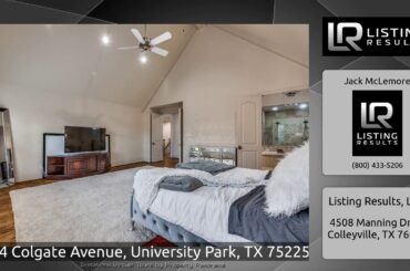 3404 Colgate Avenue, University Park, TX 75225