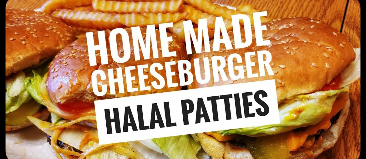 Home Made Cheeseburger | Halal Patties | Homemade French Fries | Quarantine Lockdown Food | Anees Home Made Cheeseburger | Halal Patties | Homemade French Fries | Quarantine Lockdown Food | Anees