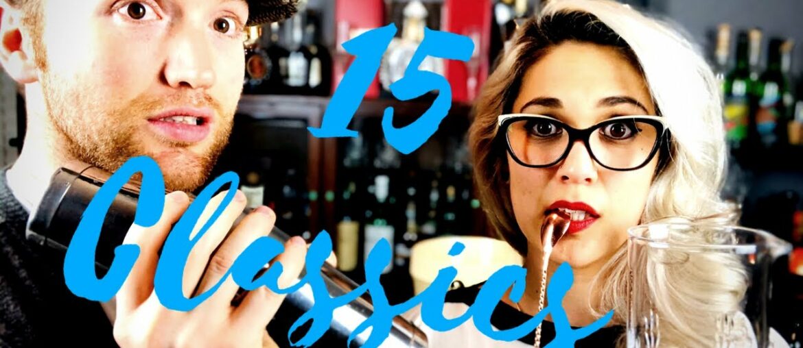 15 EASY CLASSIC COCKTAILS: Easy cocktails you can make in your home.