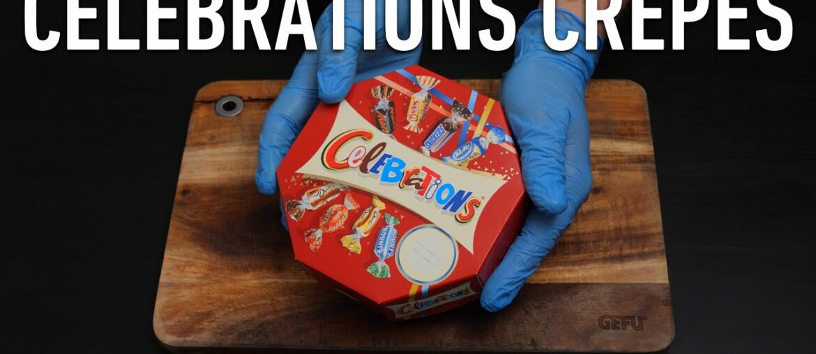 CELEBRATIONS Crepe | How To Make Sweet French Crepes With Celebrations Recipe | ASMR CELEBRATIONS Crepe | How To Make Sweet French Crepes With Celebrations Recipe | ASMR