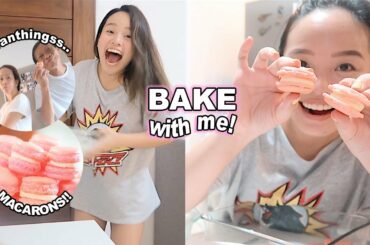 BAKING FRENCH MACARONS + MINI ROOM TOUR! (#quaranthingss vlog)