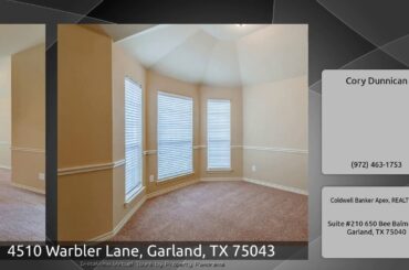 4510 Warbler Lane, Garland, TX 75043