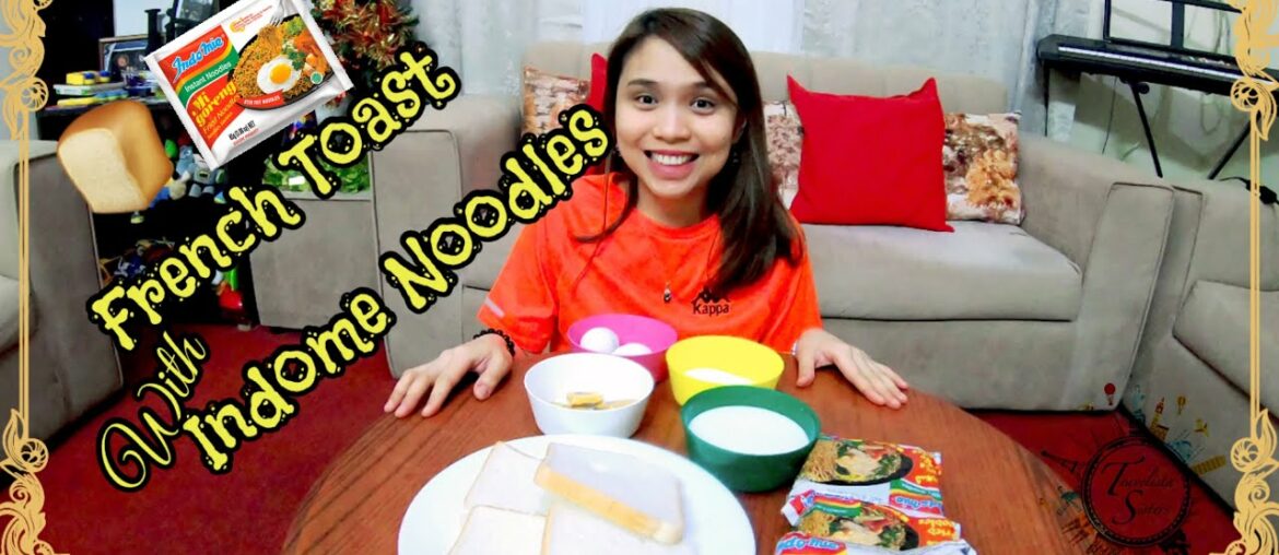 French Toast with Indome Noodles Recipe | Travelista Cooking Show | Jeddah | Saudi Arabia