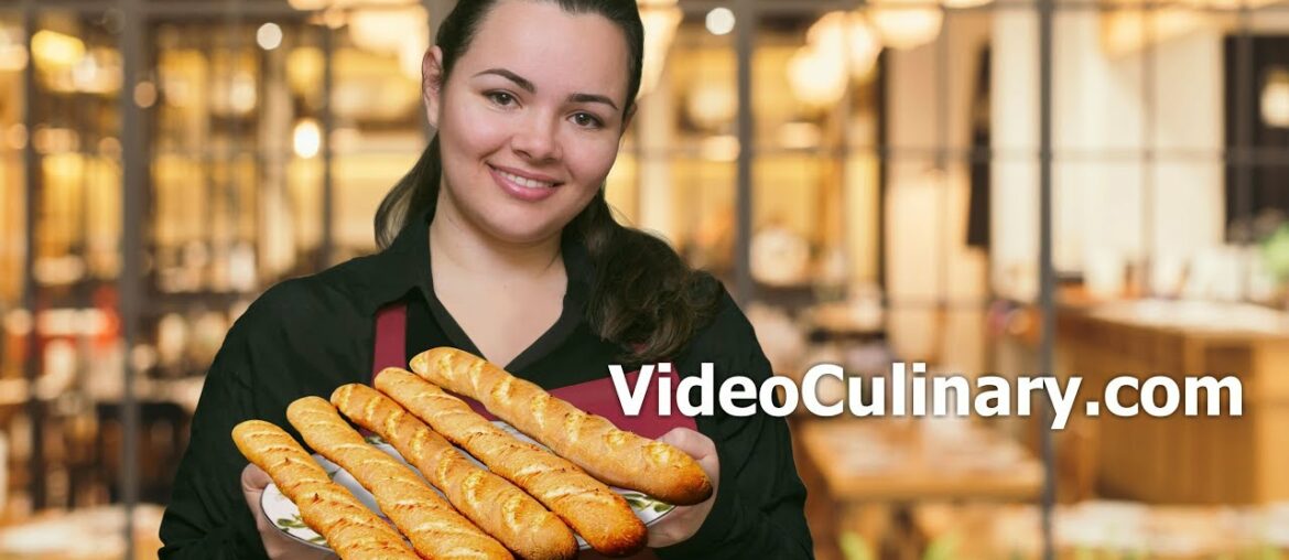 French Baguette Recipe - Homemade Bread by Video Culinary