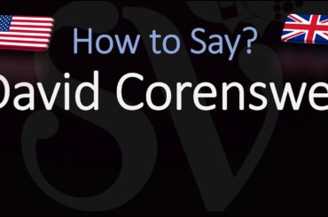 How to Pronounce David Corenswet? (CORRECTLY) American Actor
