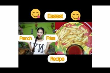 Easiest french fries recipe/ghorot a bonaok french fries recipe ekdom khohoj upai😋