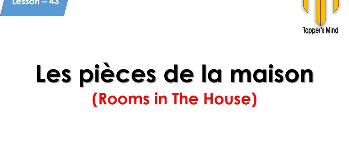 Rooms in house | Names of the Rooms in French | Pronunciation and Translation | #frenchbasiccourse
