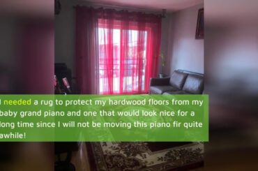 Review: Pastoral Medallion Black French European Formal Traditional 8x11 8x10 (7'10" x 10'6") A...