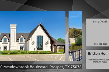 2730 Meadowbrook Boulevard, Prosper, TX 75078