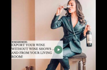 🍷Export your wine without wine shows ... and from your living room!