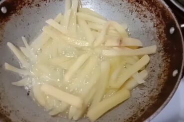 how to make crispy french fries recipe | crispy french fries in Kannada | homemade perfect fries
