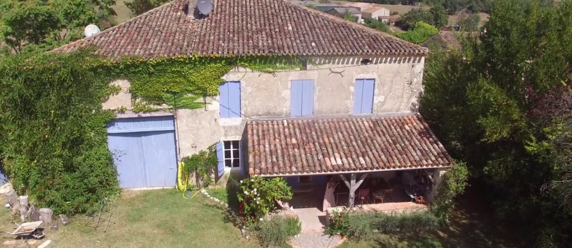 Arial drone video of our beautiful house in South West France Arial drone video of our beautiful house in South West France