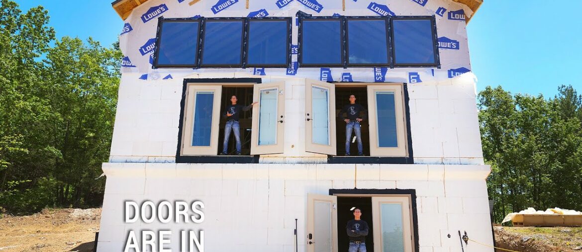 ICF Mountain Homestead: Installing Doors ICF Mountain Homestead: Installing Doors