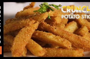 Crunchy Potato Sticks | Delicious Crispy French Fries Recipe