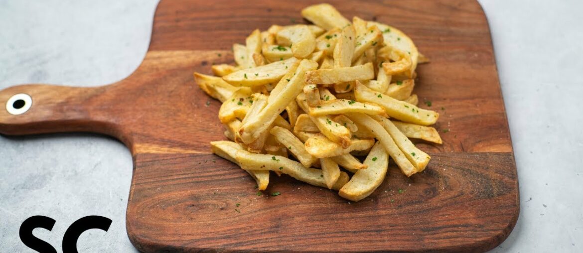 How to make French Fries in Air Fryer (a CRISPY French Fries Recipe with less oil)