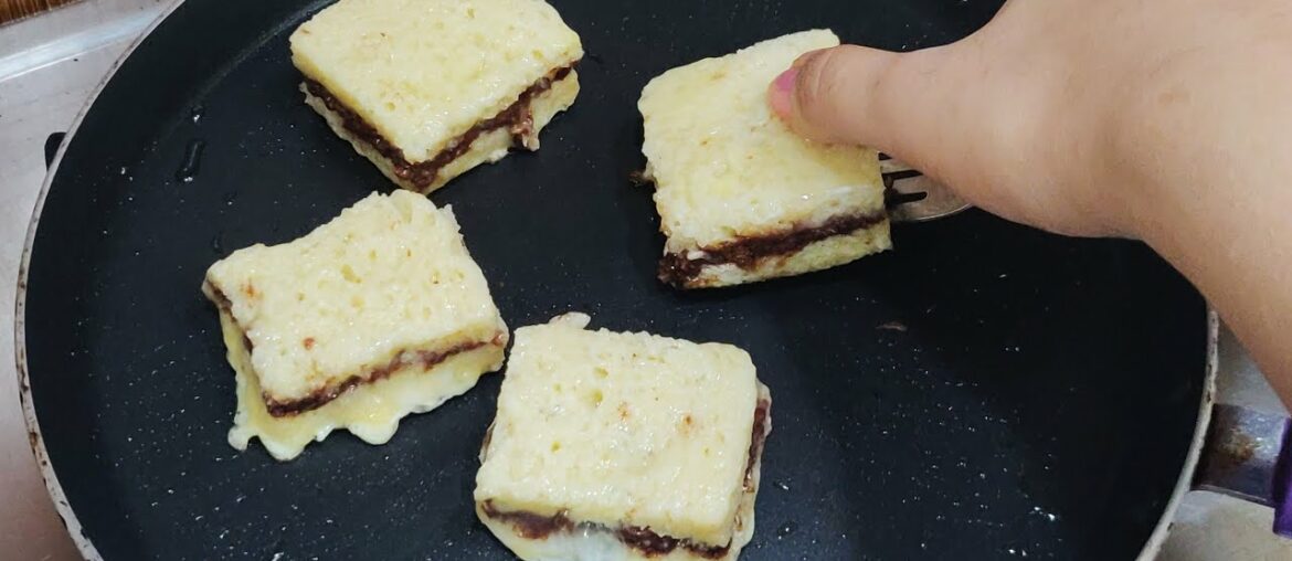 Chocolate French Toast ll Chocolate Stuffed French Toast Recipe ll Easy Tasty Evening Tea Time Snack