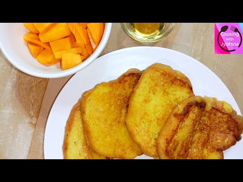 Eggless French Toast Recipe | French Toast Recipe | Vegetarian | Easy | Quick & Instant Breakfast Eggless French Toast Recipe | French Toast Recipe | Vegetarian | Easy | Quick & Instant Breakfast