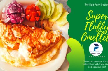 SUPER FLUFFY OMELETTE | french omlet recipe ( with extra CHEESE)