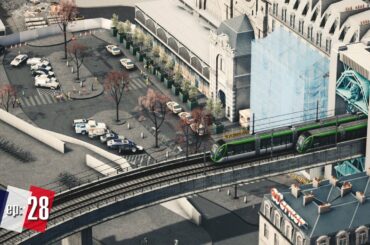 Cities Skylines: Little France by Citywokcitywall - Gare d'Austerlitz | Train Station from Paris #28