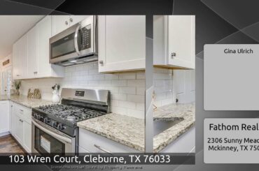 103 Wren Court, Cleburne, TX 76033