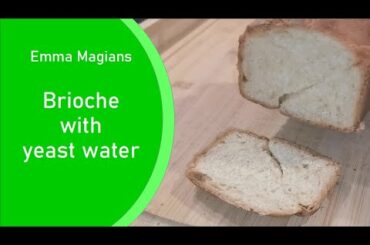 How to bake Brioche, recipe for french toast with homemade yeast water