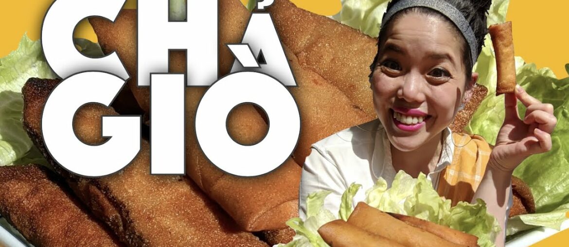 Vietnamese Food : Cha Gio (easy crispy spring rolls)