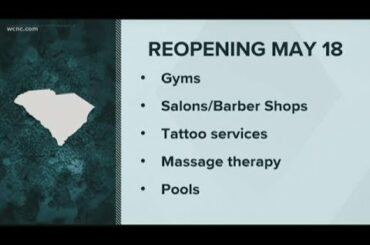 South Carolina barbershops, gyms allowed to reopen May 18