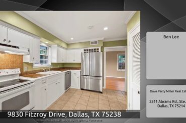 9830 Fitzroy Drive, Dallas, TX 75238