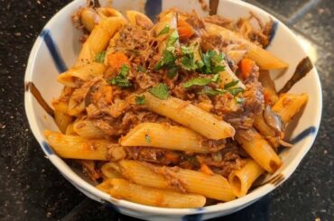 Beef Bourguignon (with pasta)