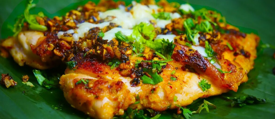 ASMR - Spicy Chicken French Toast  - Best Protein Breakfast Recipe | Big Foodie