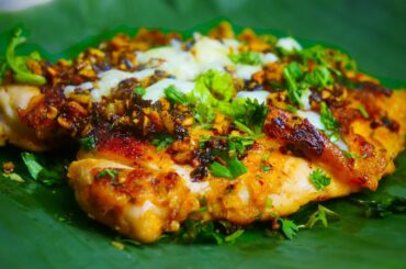 ASMR - Spicy Chicken French Toast  - Best Protein Breakfast Recipe | Big Foodie