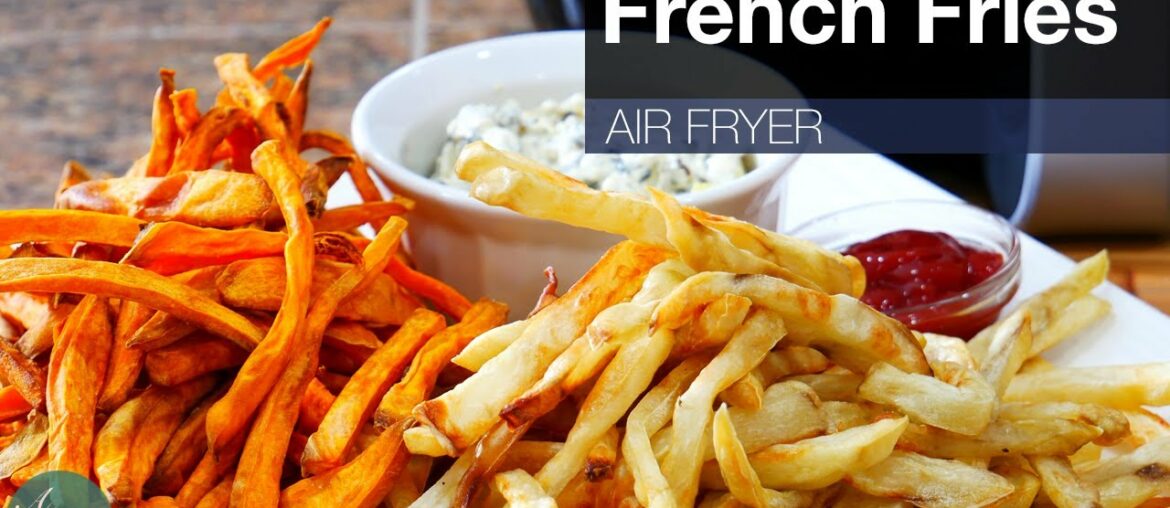 Air Fryer Recipe | Homemade French Fries (Yellow and Sweet Potatoes)