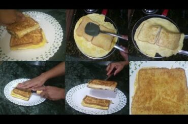 French toast egg omelette sandwich recipe# shirdi Vlogger priti